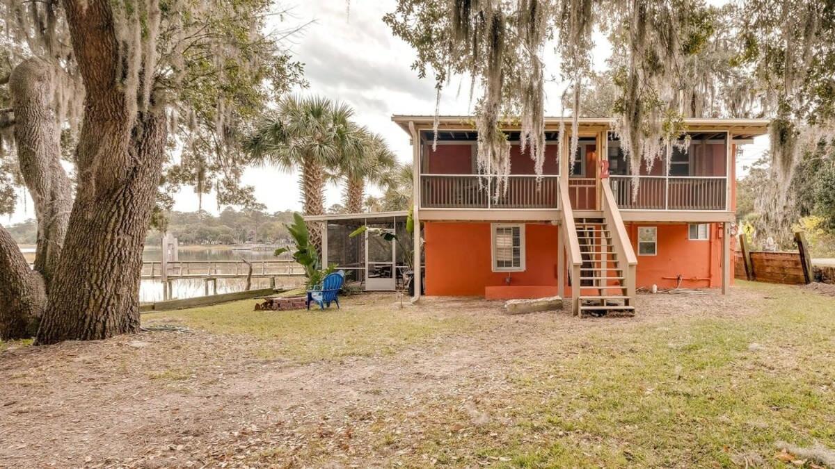 Retro Rainbow At Herb River-Orange Oasis #2-Upstairs Savannah Exterior foto